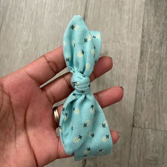 Unbranded Baby Girl’s 4-Piece Floral, Denim, Pink, Green Bow Headbands NB-12M - Picture 10 of 14